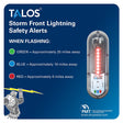 TALOS Standard Lightning Detector w/14"x14" Safety Information Sign - Life Raft Professionals