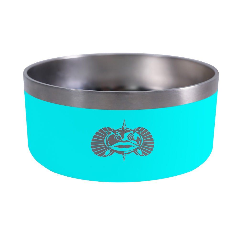 Toadfish Non - Tipping Dog Bowl - Teal - Life Raft Professionals