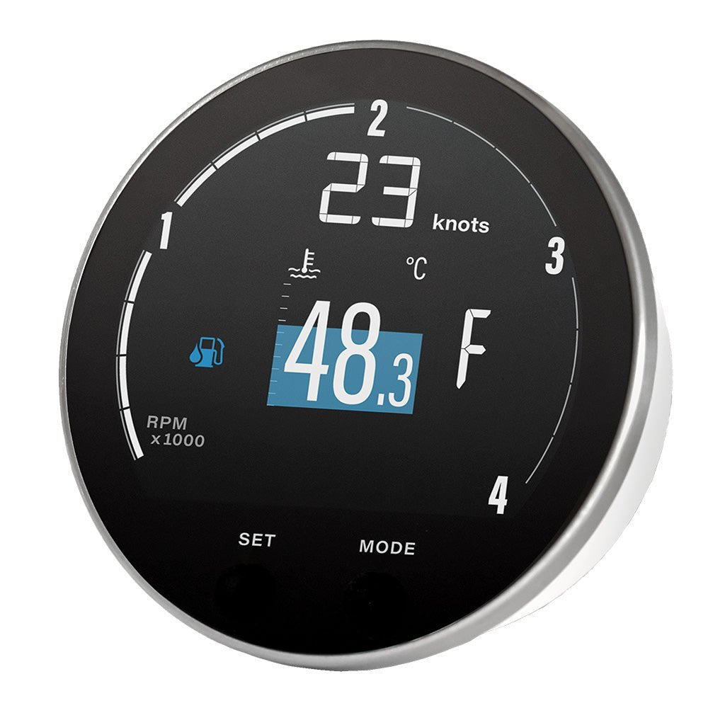 Veratron 85mm (3 - 3/8") VMH - 35D Diesel Multifunction Gauge - NMEA2000 Certified (12 - 24V) - Life Raft Professionals