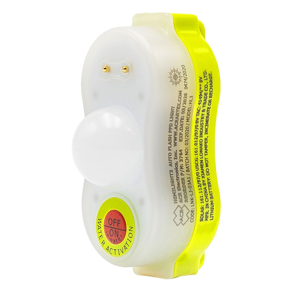 ACR HemiLight 3 - Automatic Survivor Locator Light [3764.1] - Life Raft Professionals