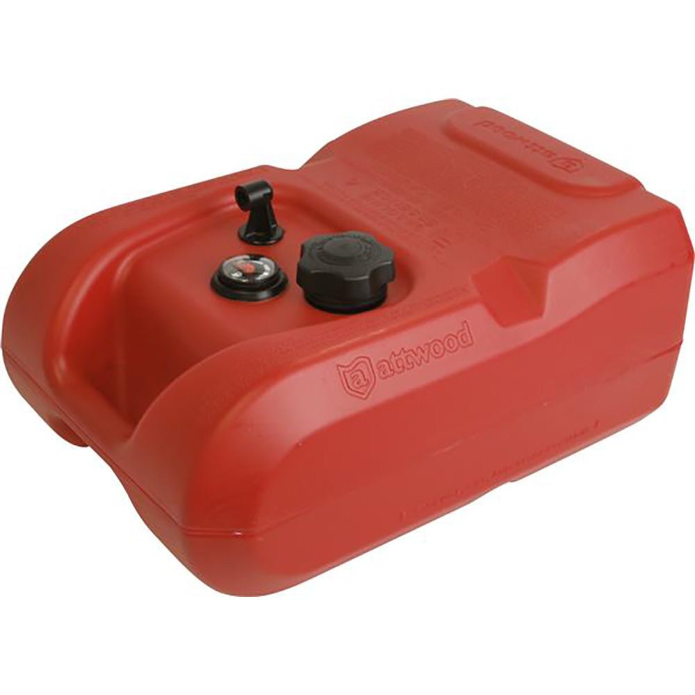 Attwood Portable Fuel Tank - 6 Gallon w/Gauge - Life Raft Professionals