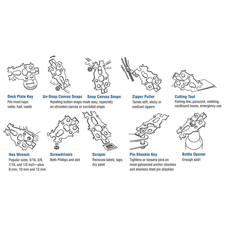 Davis Snap Tool Multi-Key - Life Raft Professionals