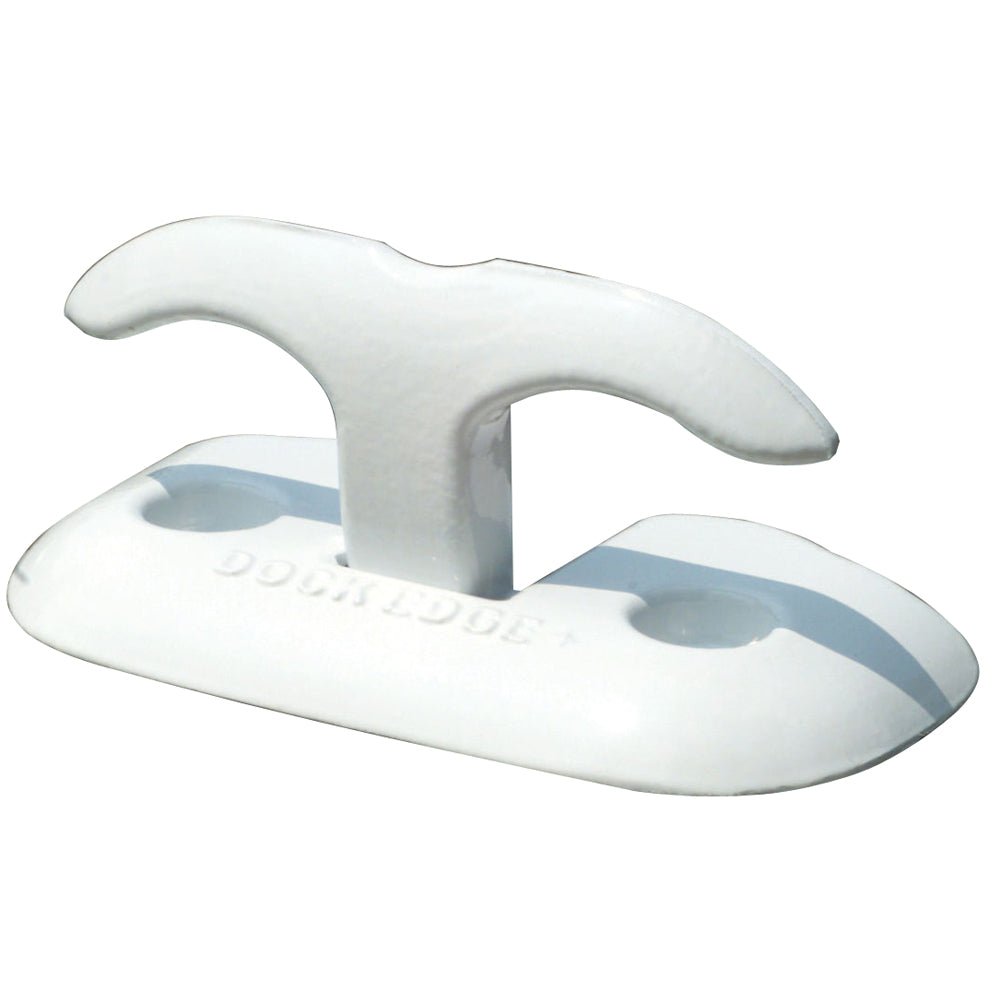 Dock Edge Flip Up Dock Cleat 6" White - Life Raft Professionals