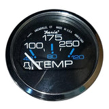 Faria Chesapeake Black 2" Water Temperature Gauge (100-250F) [13704] - Life Raft Professionals