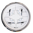 Faria Chesapeake White SS 5" Multifunction Gauge [33864] - Life Raft Professionals