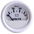 Faria Dress White 2" Voltmeter (10-16 VDC) [13120] - Life Raft Professionals