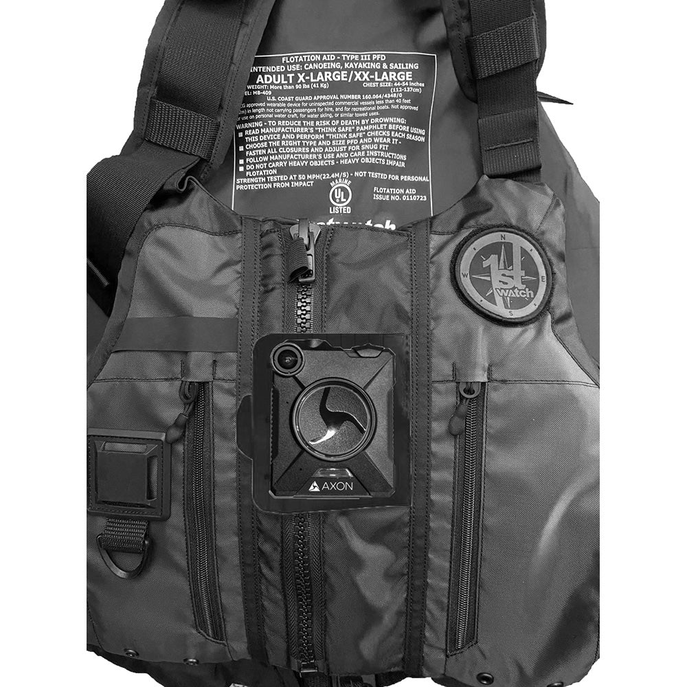 First Watch AV-1000 Kayak Style Duty PFD - Black - XS/S - Life Raft Professionals