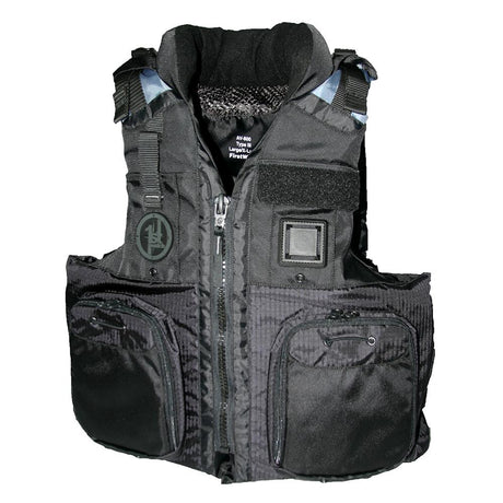 First Watch AV-800 Pro 4-Pocket Vest (USCG Type III) - Black - 2XL/3XL [AV-800-BK-2XL/3XL] - Life Raft Professionals