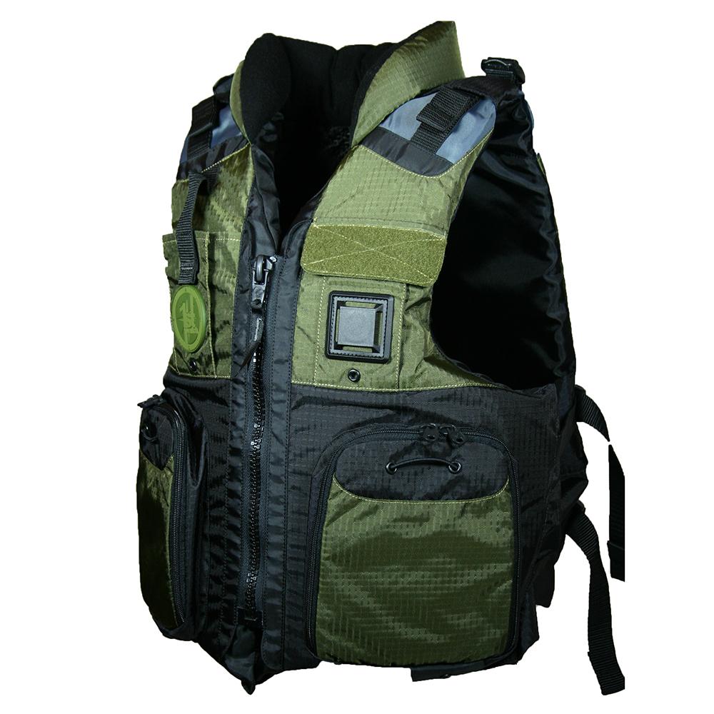 First Watch AV-800 Pro 4-Pocket Vest (USCG Type III) - Green/Black - 2XL/3XL [AV-800-GN-2XL/3XL] - Life Raft Professionals