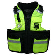 First Watch AV-800 Pro 4-Pocket Vest (USCG Type III) - Hi-Vis Yellow/Black - 2XL/3XL [AV-800-HV-2XL-3XL] - Life Raft Professionals