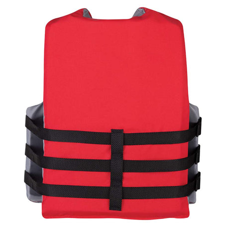 Full Throttle Adult Universal Ski Life Jacket - Red [112000-100-004-22] - Life Raft Professionals