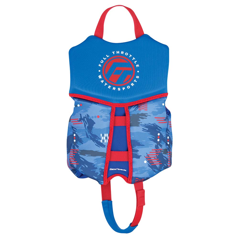 Full Throttle Child Rapid-Dry Flex-Back Life Jacket - Blue [142500-500-001-22] - Life Raft Professionals