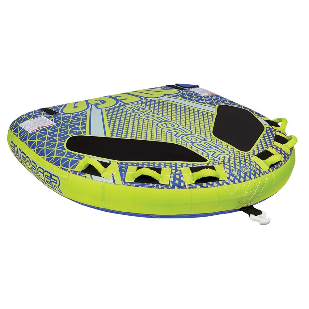 Full Throttle Mega Enforcer Towable Tube - 3 Rider - Yellow - Life Raft Professionals