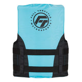 Full Throttle Teen Nylon Life Jacket - Aqua/Black [112200-505-010-22] - Life Raft Professionals