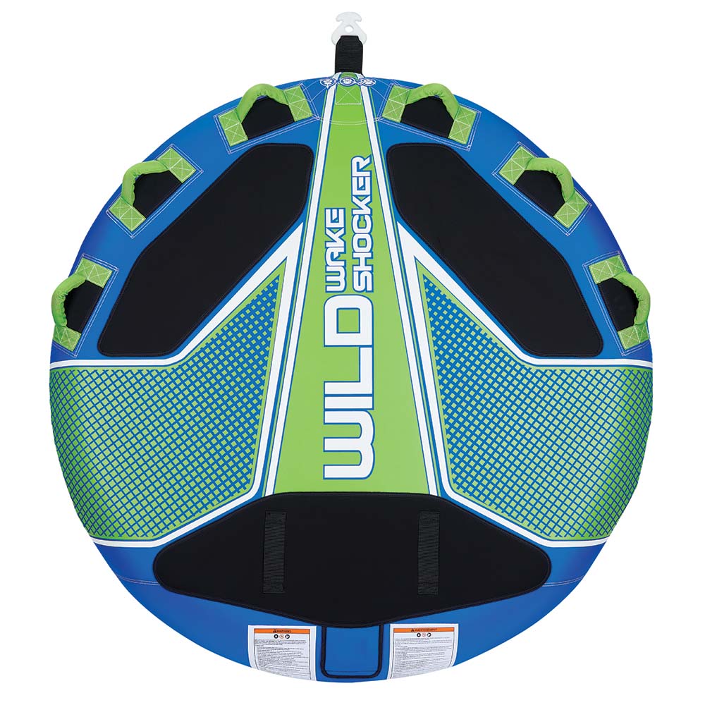 Full Throttle Wild Wake Shocker Towable Tube - 3 Rider - Blue - Life Raft Professionals