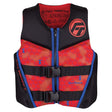 Full Throttle Youth Rapid-Dry Flex-Back Life Jacket - Red/Black [142500-100-002-22] - Life Raft Professionals