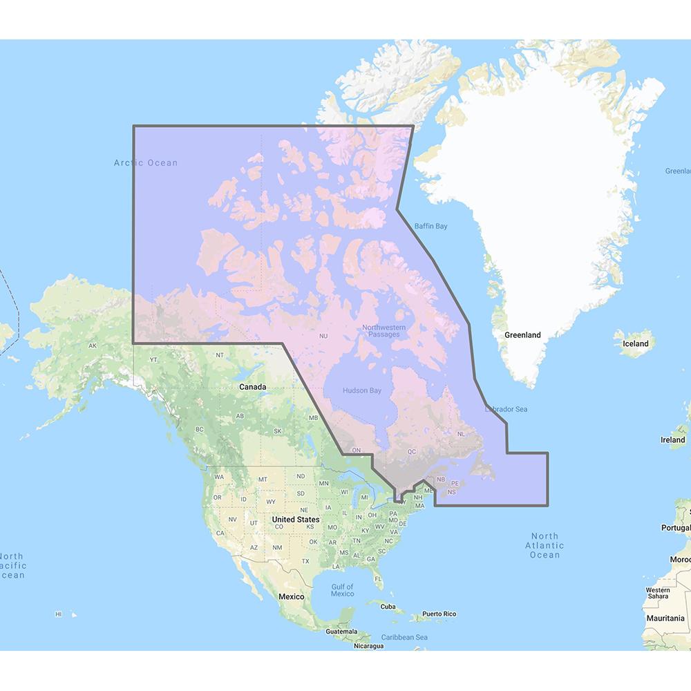 Furuno Canada North East - Vector Charts, 3D Data Standard Resolution Satellite Photos - Unlock Code [MM3-VNA-021] - Life Raft Professionals