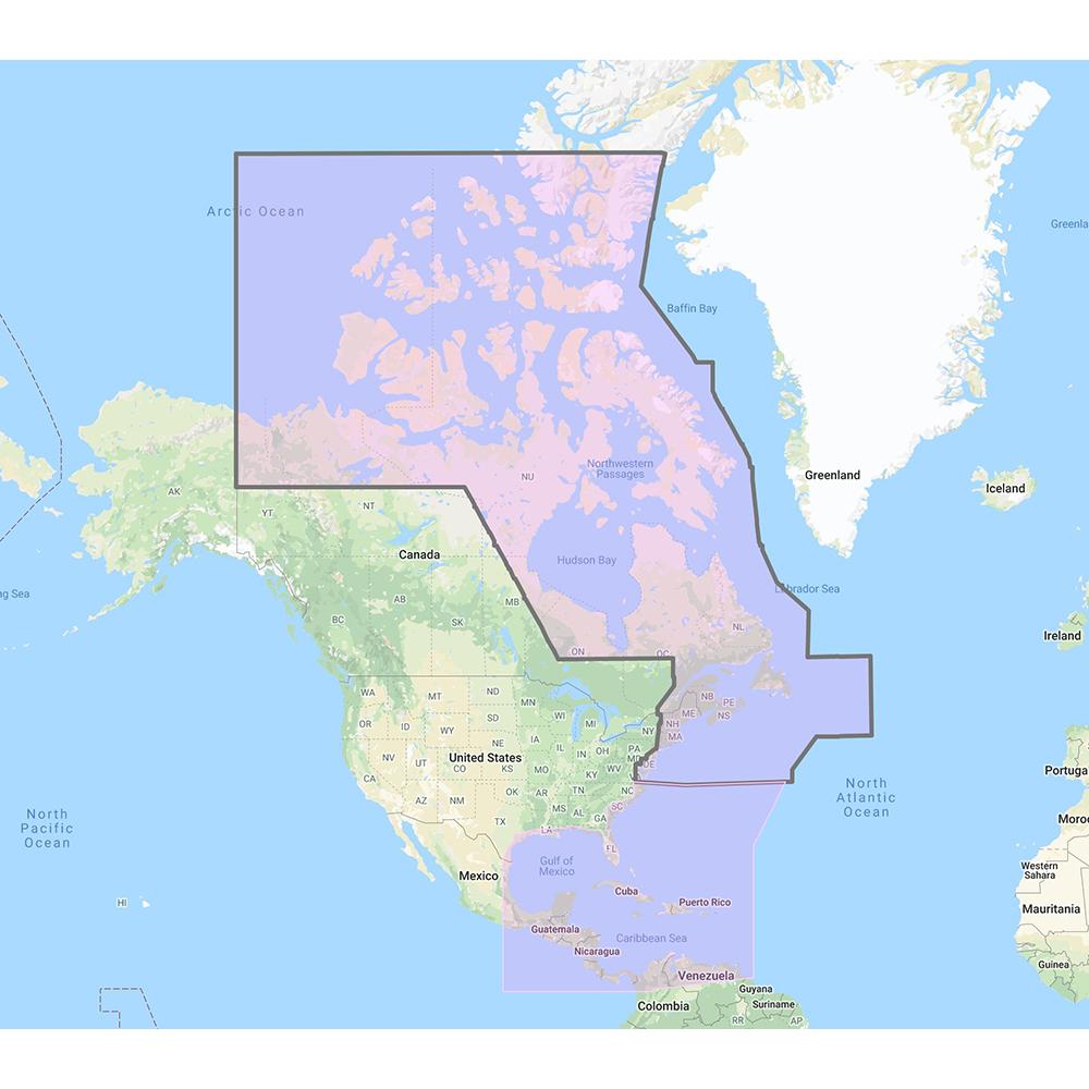 Furuno US Canada Atlantic Coast, Gulf of Mexico, Caribbean Bahamas and central America Vector Charts - Unlock Code [MM3-VNA-033] - Life Raft Professionals