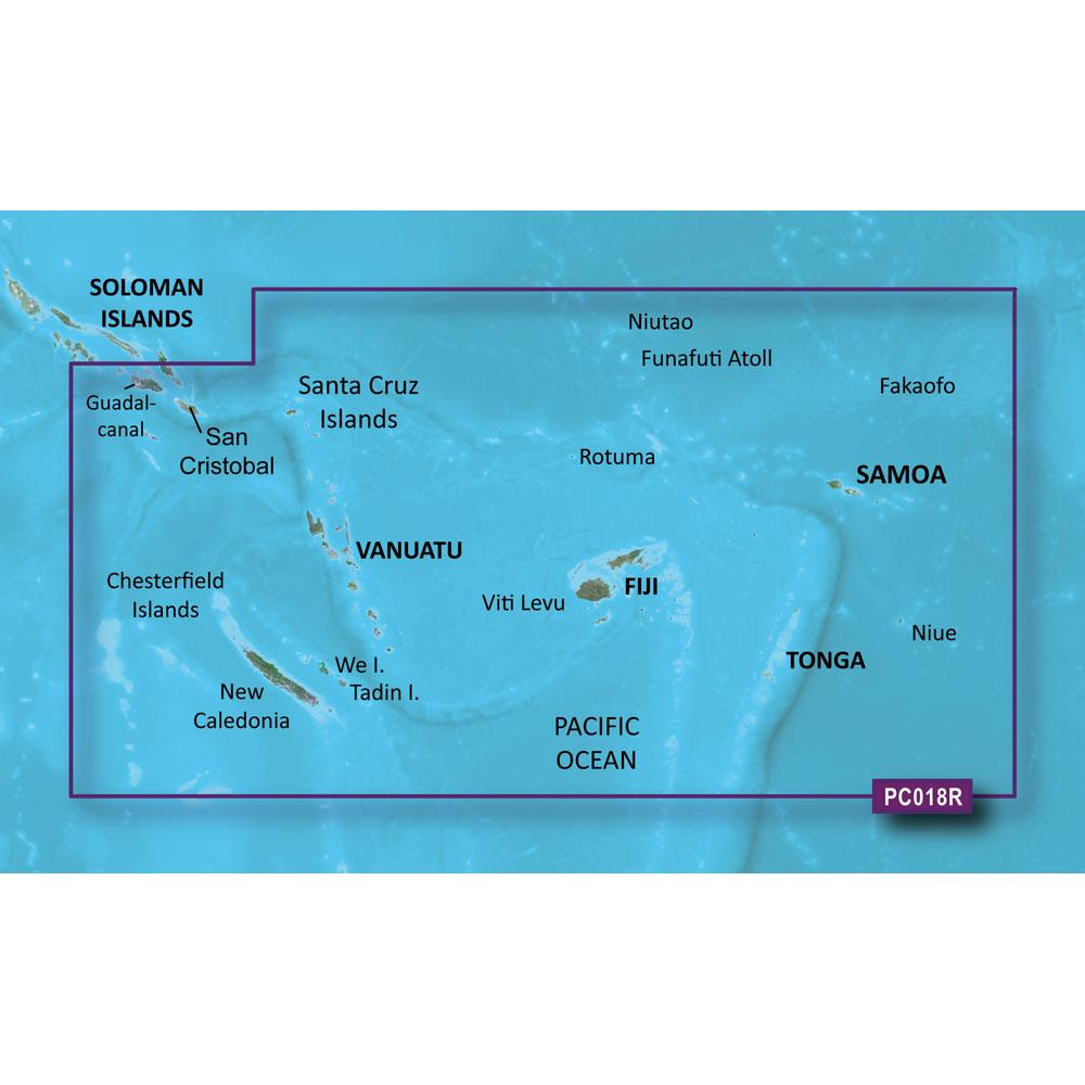 Garmin BlueChart g2 HD - HXPC018R - New Caledonia To Fiji - microSD/SD [010-C0865-20] - Life Raft Professionals