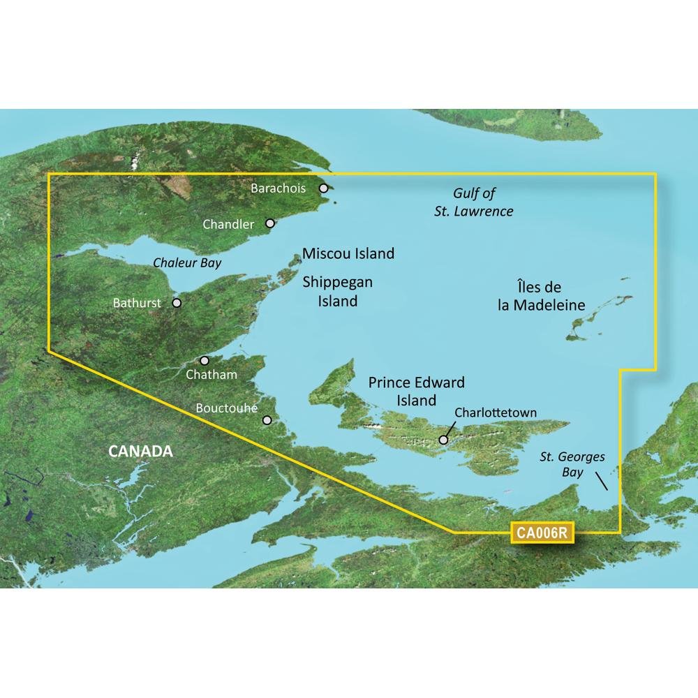 Garmin BlueChart g3 Vision HD - VCA006R - P.E.I. to Chaleur Bay - SD Card [010-C0692-00] - Life Raft Professionals