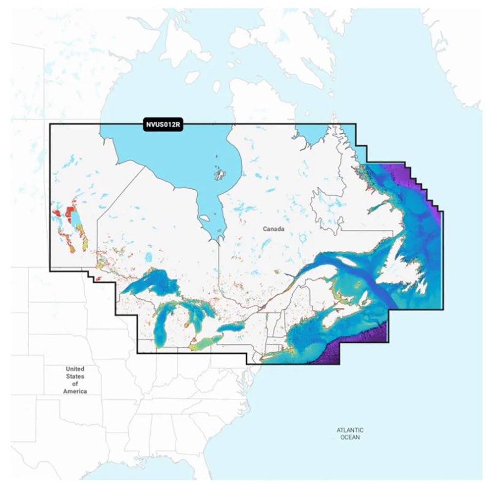 Garmin Navionics Vision+ NVUS012R Canada, East Great Lakes - Life Raft Professionals