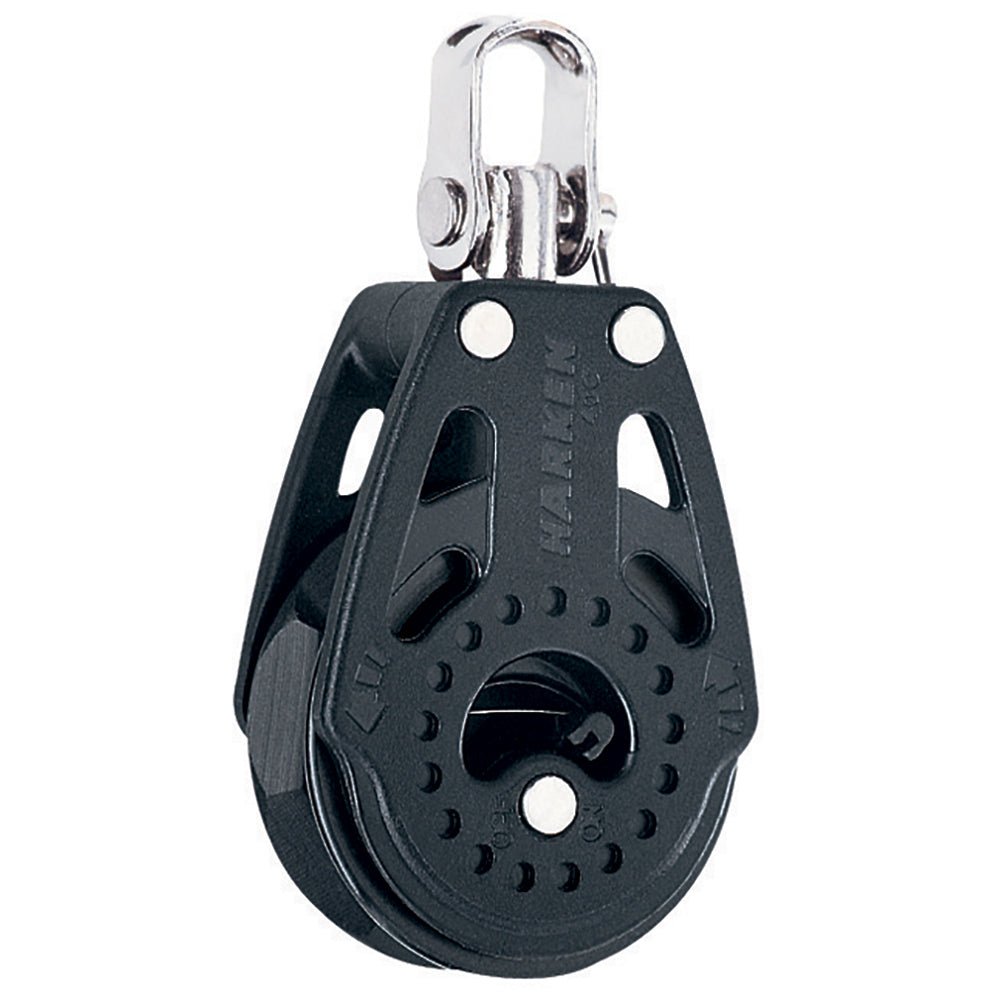 Harken 40mm Carbo Single Ratchet Block w/Swivel - Life Raft Professionals