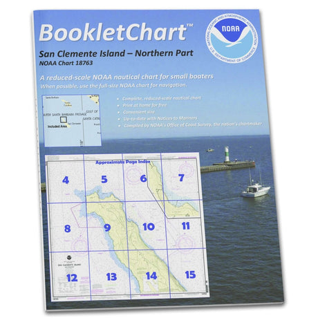 Historical NOAA Booklet Chart 18763: San Clemente lsland Northern Part; Wison Cove - Life Raft Professionals