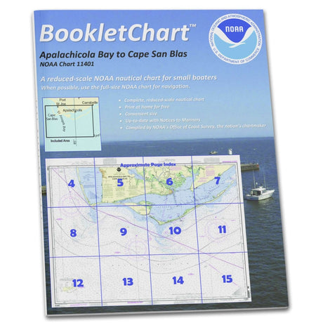 Historical NOAA BookletChart 11401: Apalachicola Bay to Cape San Blas - Life Raft Professionals