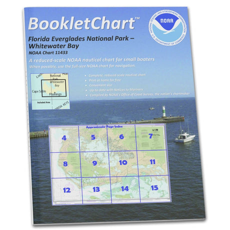 Historical NOAA BookletChart 11433: Everglades National Park Whitewater Bay - Life Raft Professionals