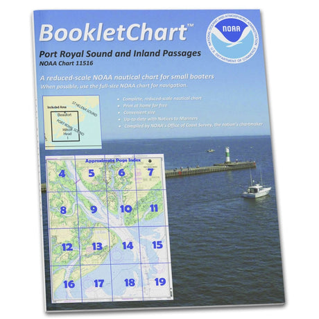 Historical NOAA BookletChart 11516: Port Royal Sound and Inland Passages - Life Raft Professionals