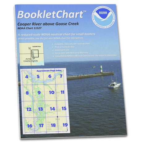 Historical NOAA BookletChart 11527: Cooper River Above Goose Creek - Life Raft Professionals