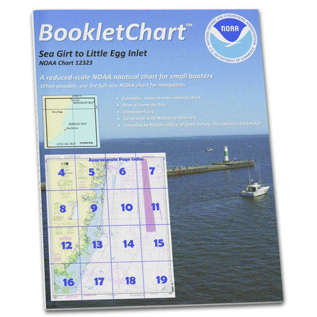 Historical NOAA BookletChart 12323: Sea Girt to Little Egg Inlet - Life Raft Professionals