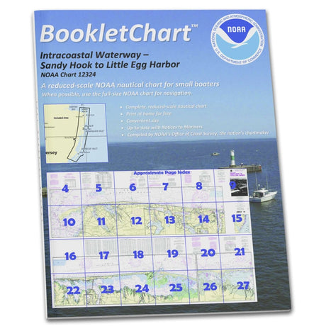 Historical NOAA BookletChart 12324: Intracoastal Waterway Sandy Hook to Little Egg Harbor - Life Raft Professionals