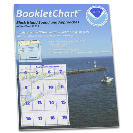 Historical NOAA BookletChart 13205: Block Island Sound and Approaches - Life Raft Professionals