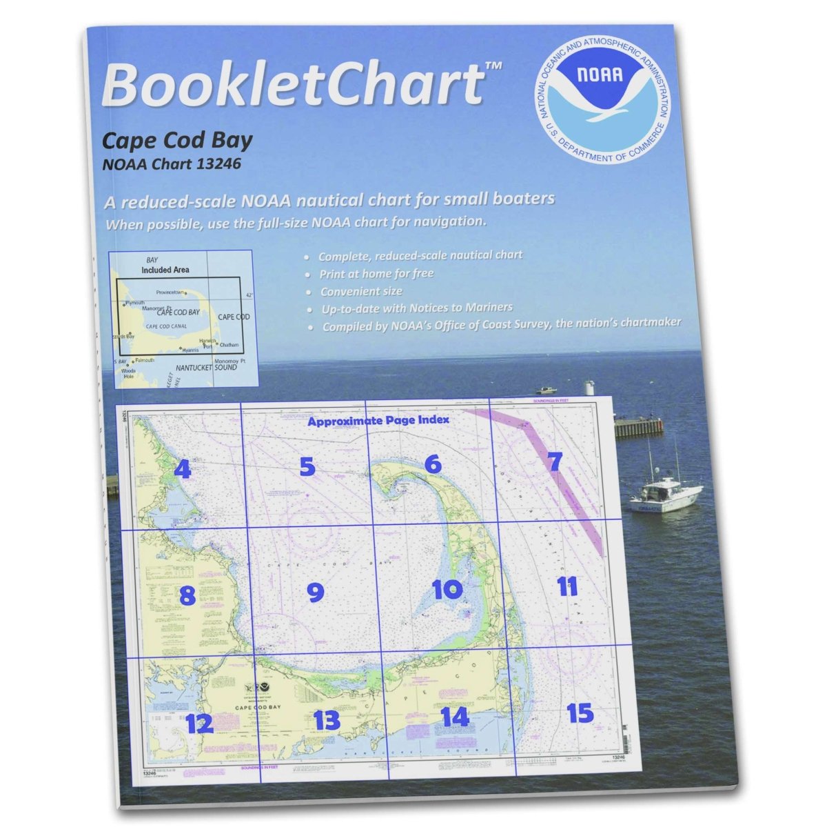 Historical NOAA BookletChart 13246: Cape Cod Bay - Life Raft Professionals