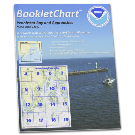 Historical NOAA BookletChart 13302: Penobscot Bay and Approaches - Life Raft Professionals