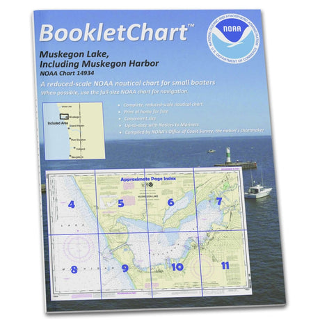 Historical NOAA BookletChart 14934: Muskegon Lake and Muskegon Harbor - Life Raft Professionals