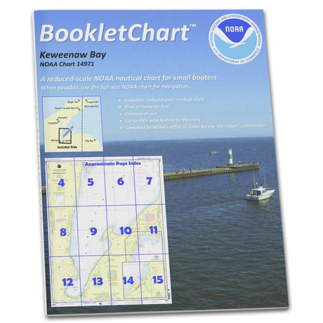 Historical NOAA BookletChart 14971: Keweenaw Bay; L'Anse and Baraga Harbors - Life Raft Professionals