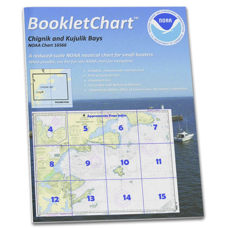 Historical NOAA BookletChart 16566: Chignik and Kujulik Bays: Alaska Pen; Anchorage and Mud Bays: Chignik - Life Raft Professionals