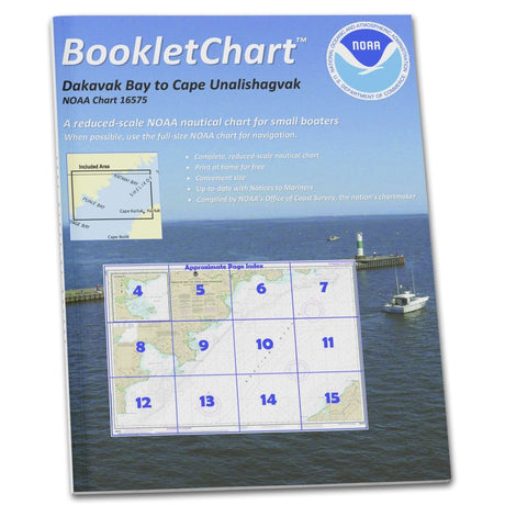 Historical NOAA BookletChart 16575: Dakavak Bay to Cape Unalishagvak; Alinchak Bay - Life Raft Professionals