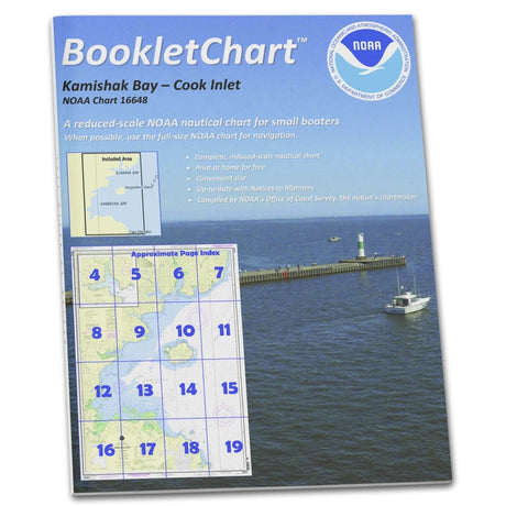 Historical NOAA BookletChart 16648: Kamishak Bay; lliamna Bay - Life Raft Professionals