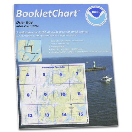 Historical NOAA BookletChart 16704: Drier Bay: Prince William Sound - Life Raft Professionals