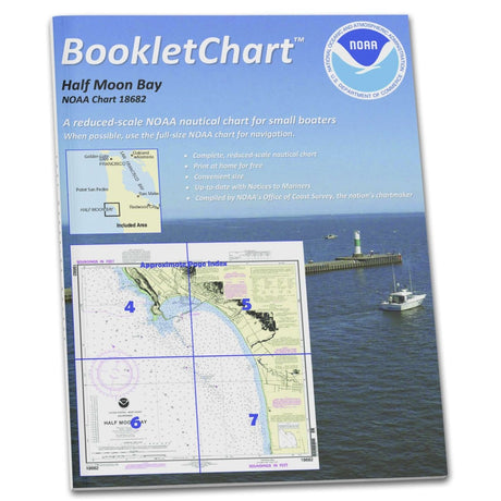 Historical NOAA BookletChart 18682: Half Moon Bay - Life Raft Professionals