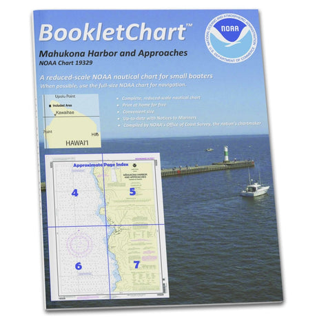 Historical NOAA BookletChart 19329: Mahukona Harbor and approaches Island of Hawai'i - Life Raft Professionals