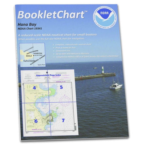 Historical NOAA BookletChart 19341: Hana Bay Island of Maui - Life Raft Professionals