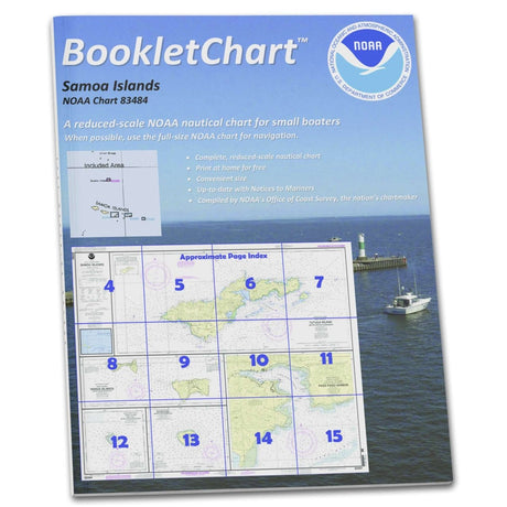 Historical NOAA BookletChart 83484: U.S. Possessions in Samoa Islands Manua Islands;Pago Pago Harbor;Tutui. - Life Raft Professionals