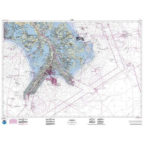 Historical NOAA Chart 11361: Mississippi River Delta; Southwest Pass; South Pass; Head of Passes - Life Raft Professionals
