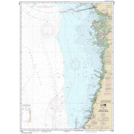 Historical NOAA Chart 11409: Anclote Keys to Crystal River - Life Raft Professionals