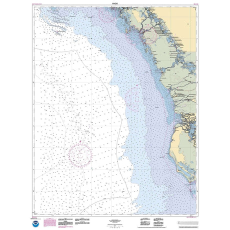 Historical NOAA Chart 11431: East Cape to Mormon Key - Life Raft Professionals