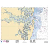 Historical NOAA Chart 11504: St. Andrew Sound and Satilla River - Life Raft Professionals